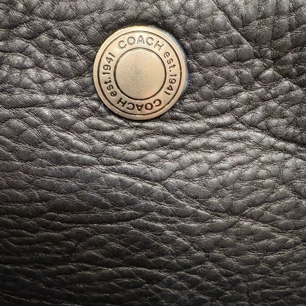 Coach Chelsea Hobo Black Pebbled Leather Shoulder Bag